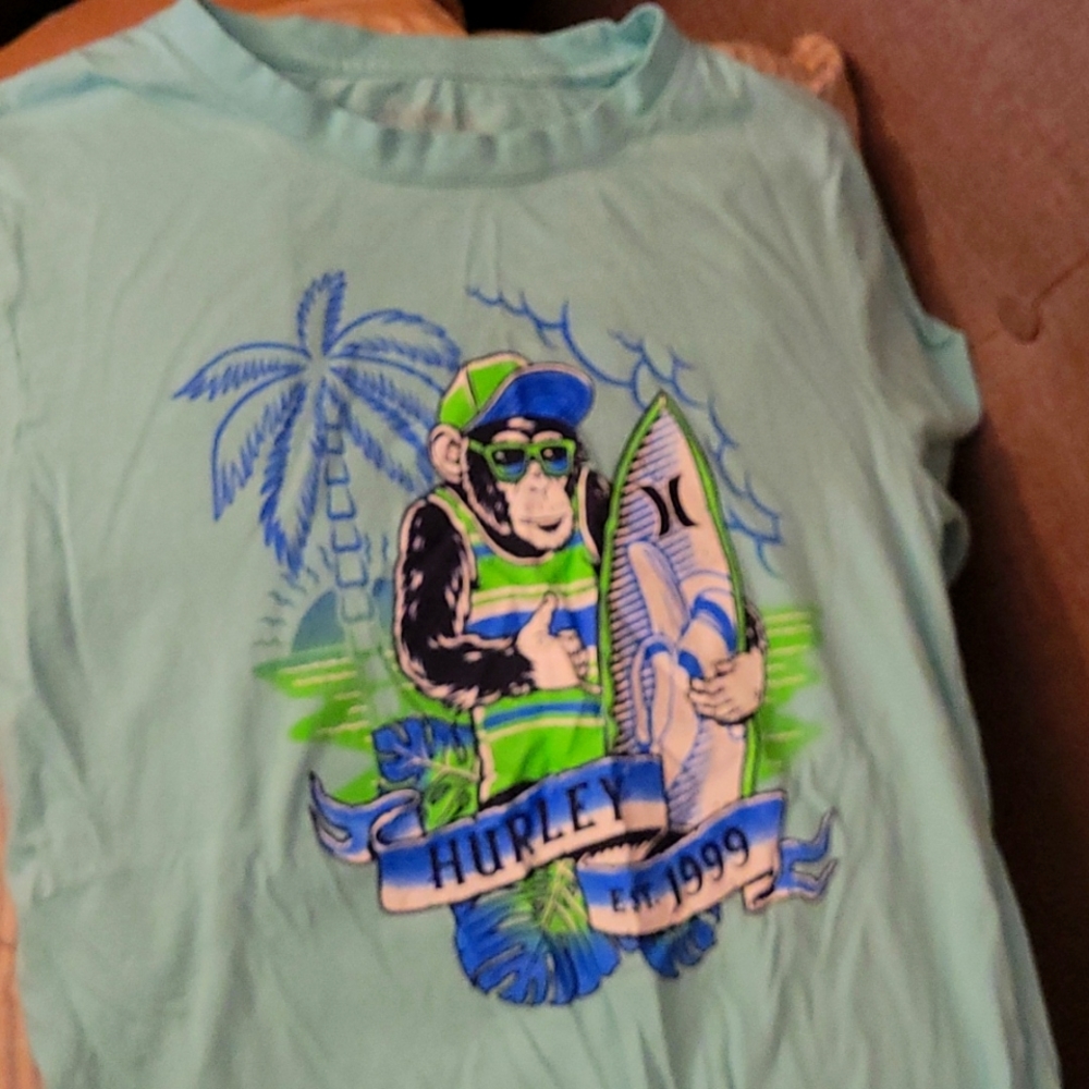 Medium monkey hurley boys tee